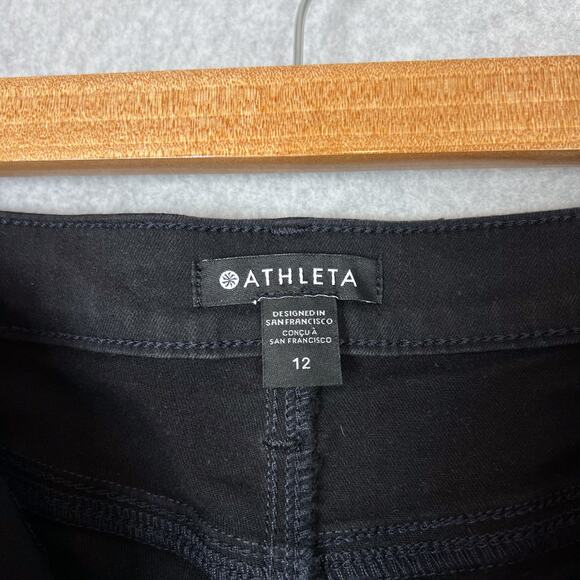 Athleta Womens 12 Flex Kick Flare Jean in Black - Picture 7 of 8